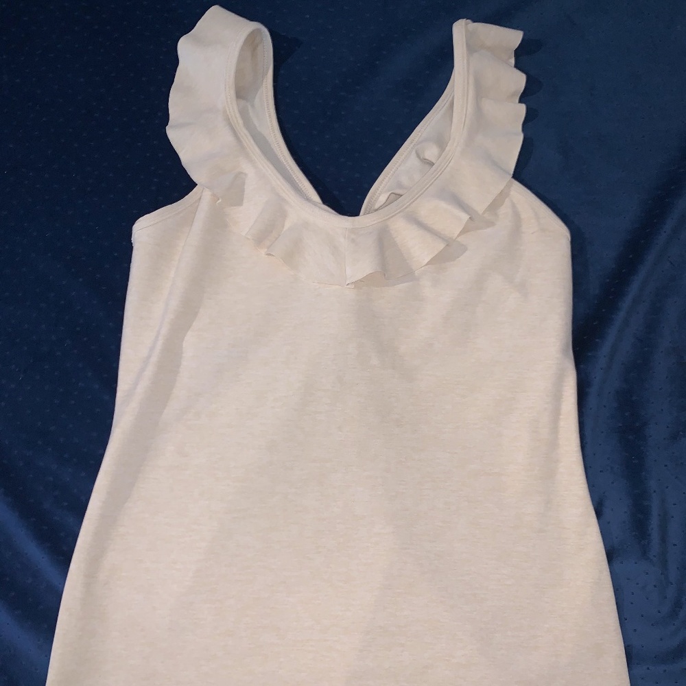 Beyond Yoga ruffle top